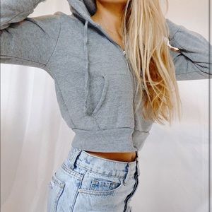 Brandy Christy Cropped Hoodie